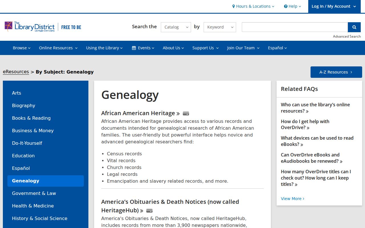 Enterprise city directory research at Library District genealogy resources