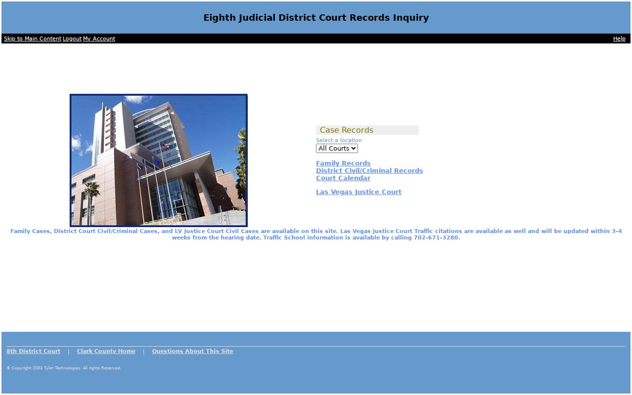 Enterprise residents directory Clark County Courts search