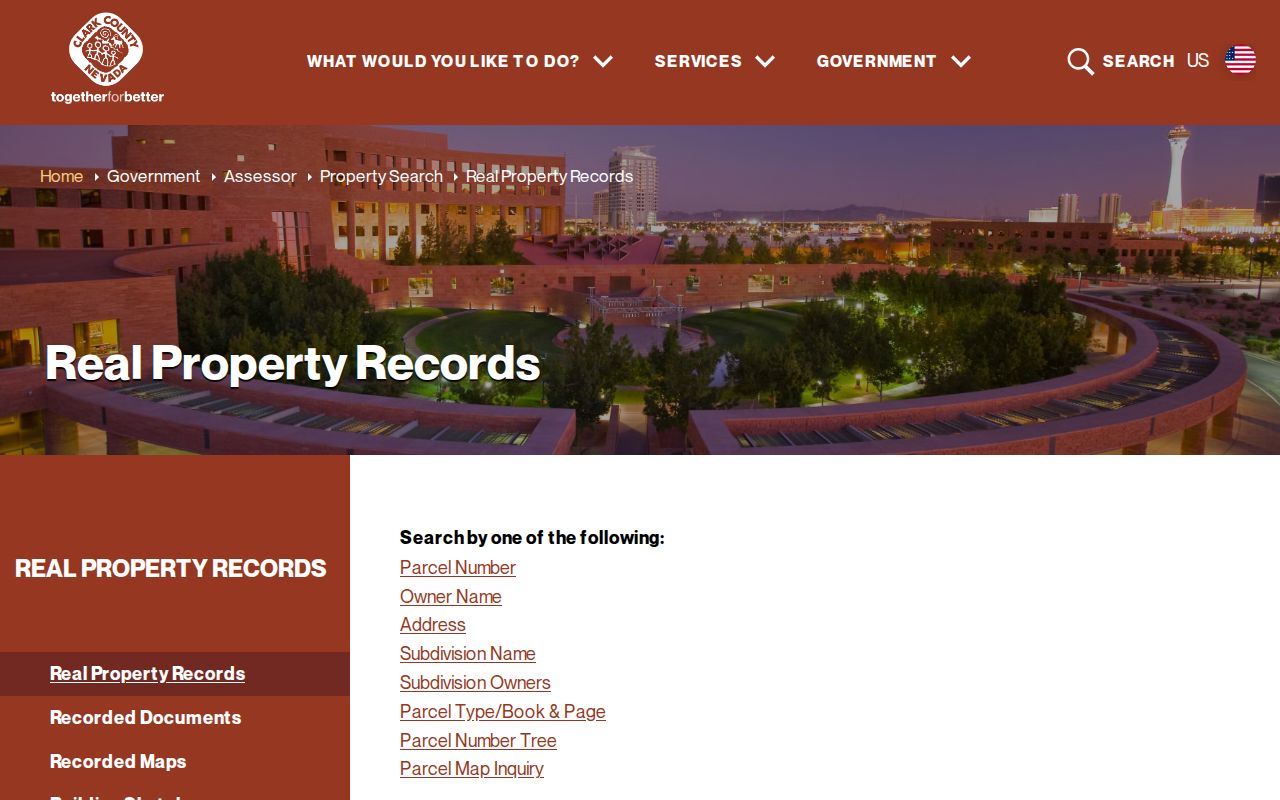 Enterprise neighbors Assessor real property records search